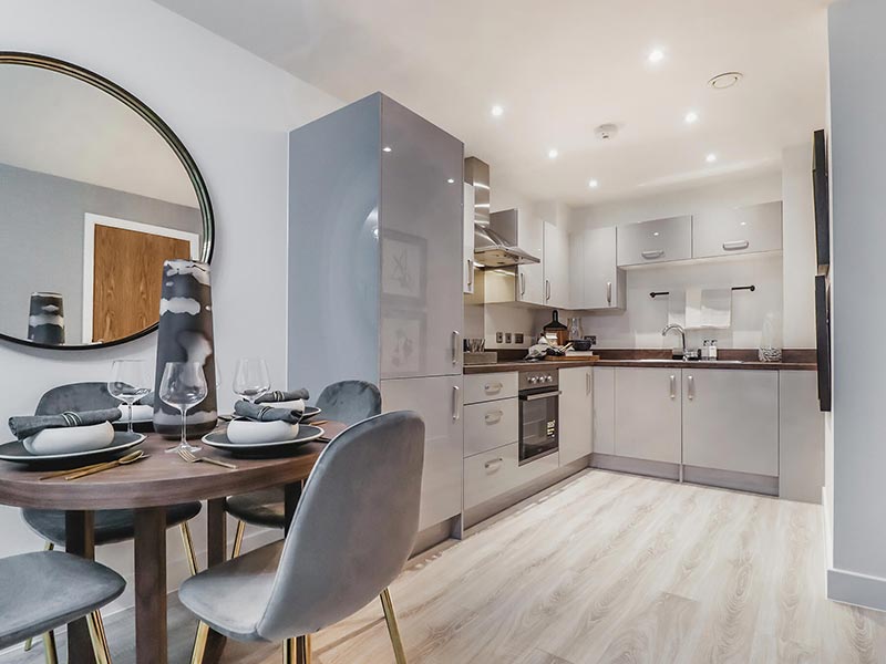 Kitchen project at Coventry's Silk Works