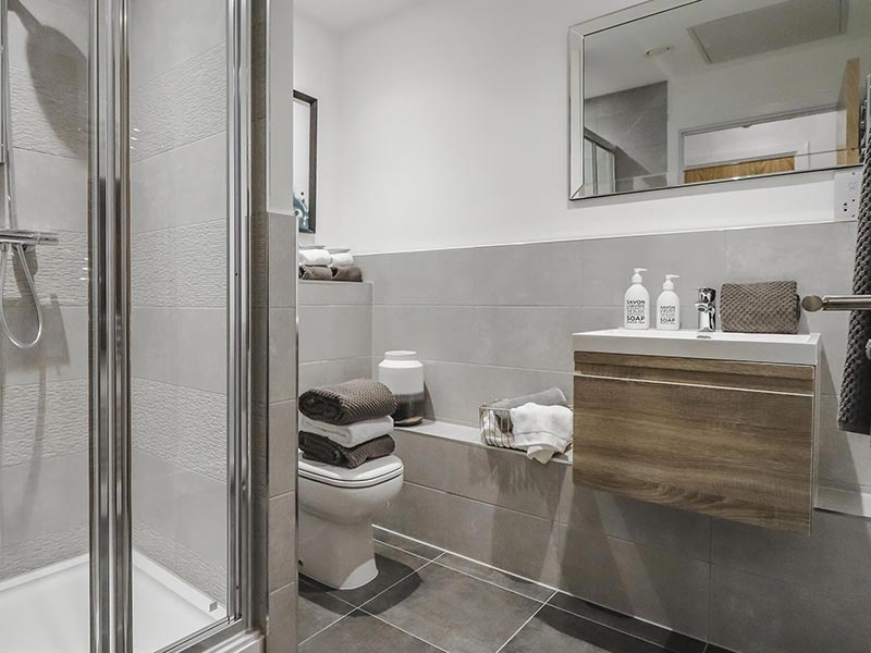 Bathroom project at Coventry's Silk Works